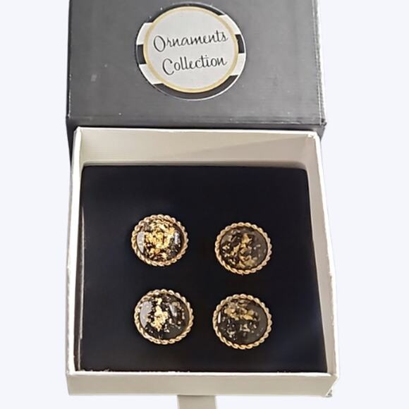 Magnetic Horse Show Number Pins Gold Rush Concho Set of 4 NEW - Picture 7 of 7